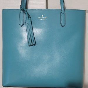 Kate Spade Jana Tote Stone Blue EUC